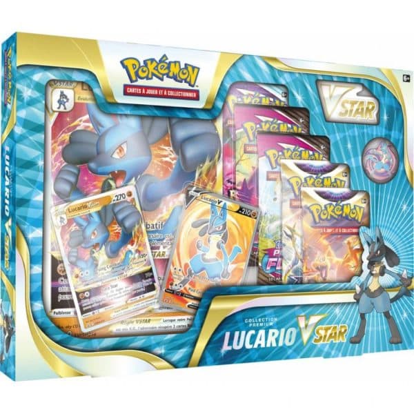 Pokémon - Pokemon - Coffret - 5 boosters - Coffret Premium - Lucario VStar