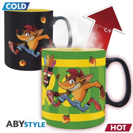 CRASH BANDICOOT - Mug Heat Change - 460 ml - Nitro - boîte