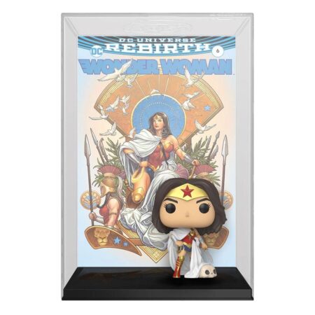 DC Rebirth POP! Comic Cover Vinyl Figurine 80th Wonder Woman (Rebirth) On Throne 9 cm 03