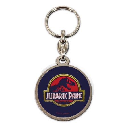 Jurassic Park porte-clés métal Movie Logo 7 cm