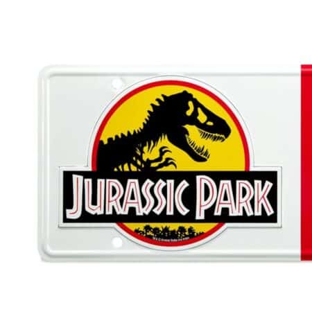 Jurassic Park réplique 1/1 plaque minéralogique Dennis Nedry