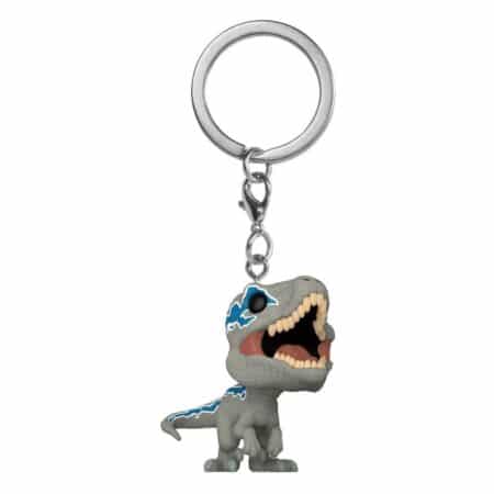 Jurassic World 3 porte-clés Pocket POP! Vinyl Blue 4 cm