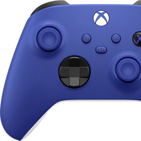 Manette Xbox one sans fil serie X/Serie S shock bleue V2, occasion très bon état  SN 09VX1754597113 ref 0807221