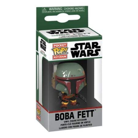 Star Wars The Book of Boba Fett porte-clés Pocket POP! Vinyl Boba Fett 4 cm