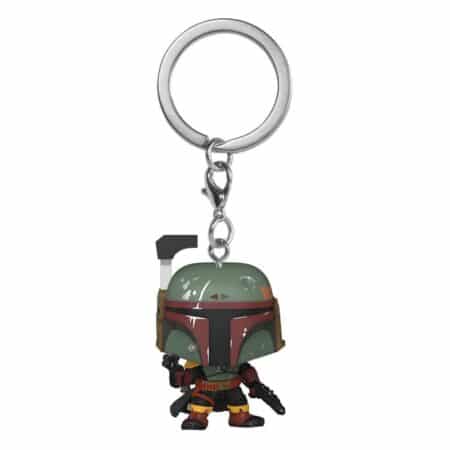 Star Wars The Book of Boba Fett porte-clés Pocket POP! Vinyl Boba Fett 4 cm