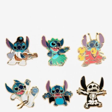 LILO & STITCH - Funko Blind Box Enamel Pins - Stitch Dress Up - 12 pcs