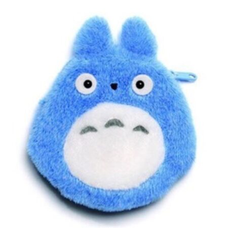 STUDIO GHIBLI - Porte-Monnaie Peluche Totoro Bleu - 12 cm