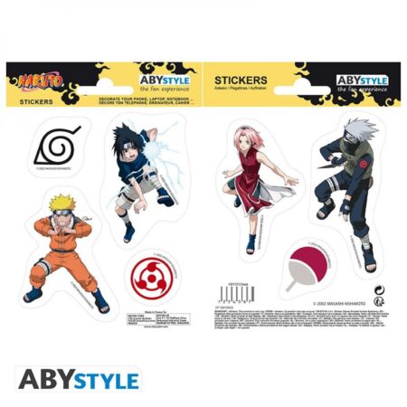 NARUTO - Stickers - 16x11cm/ 2 planches - Equipe 7