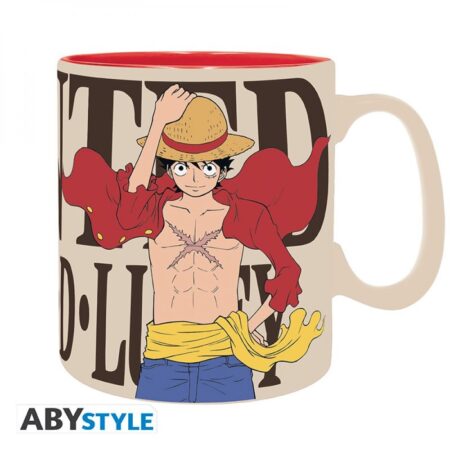 ONE PIECE - Mug - 460 ml - Luffy & Wanted - avec boîte