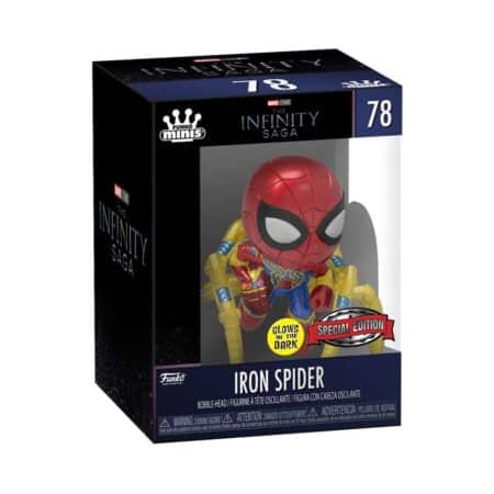 Marvel Mystery Minis figurines 5 cm Infinity Saga - Iron spider, glow in the dark -#78