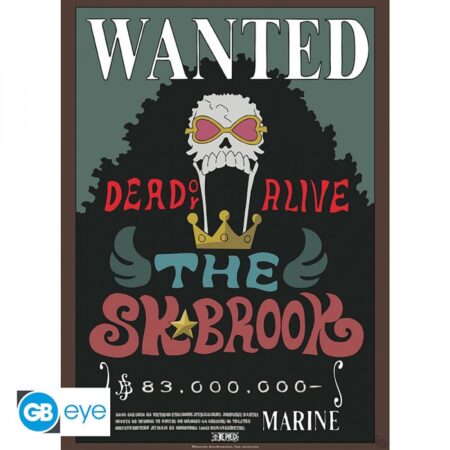 ONE PIECE - Poster «Wanted Brook» (52x38)