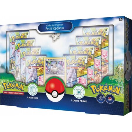 Pokémon - Coffret 8 boosters - Collection Premium - Evoli Radieux FR