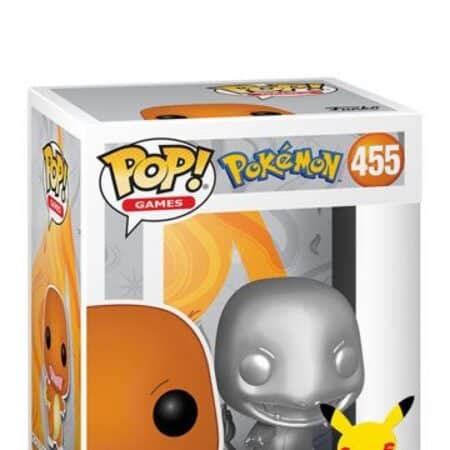 Salamèche / Charmander Pokémon Silver 25th Anniversary Special Edition POP! N° 455 Games Vinyl figurine 9 cm