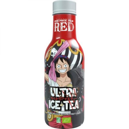 Ultra Ice tea BIO, One piece RED Luffy, 500 ml (50cl)