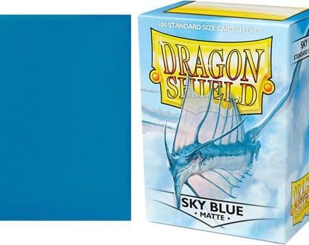 Dragon Shield Matte Sleeves X100 Sky Blue