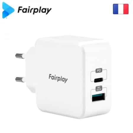 FAIRPLAY MONZA Chargeur 2 USB (A+C) 30W