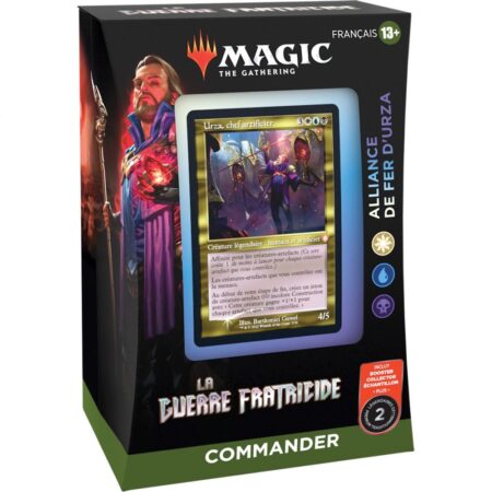 Magic the Gathering La Guerre fratricide deck commander : Aliance de fer d'Urza, version française (Brother's Wars)