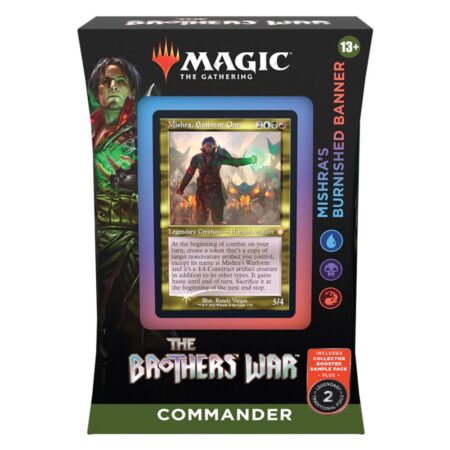 Magic the Gathering La Guerre fratricide deck commander : Etendard bruni de Mishra, version anglaise (Brother's Wars)