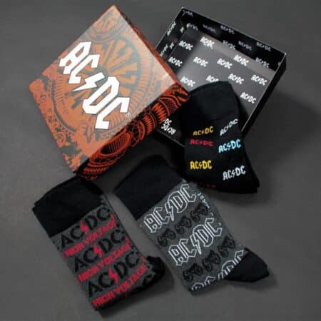 ACDC pack 3 paires de chaussettes High Voltage 40-46