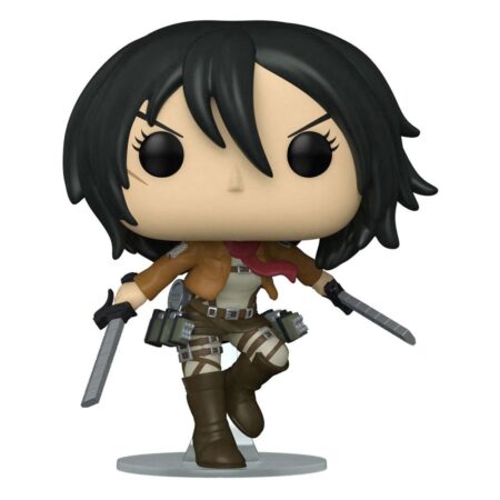 Attack on Titan (Shingeki No Kyojin) POP! Animation Vinyl figurine Mikasa Ackerman with Swords 9 cm N°1116