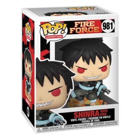 Fire Force Figurine POP! Animation Vinyl Shinra w/Fire 9 cm #981