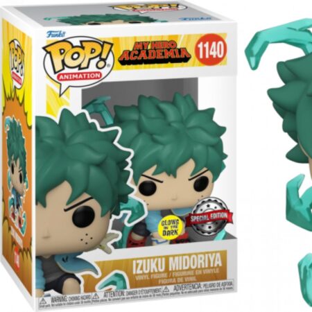 Figurine d'occasion bon état My Hero Academia POP! Animation Vinyl figurine Deku w/Gloves 9 cm GLOW IN THE DARK EDITION #1140