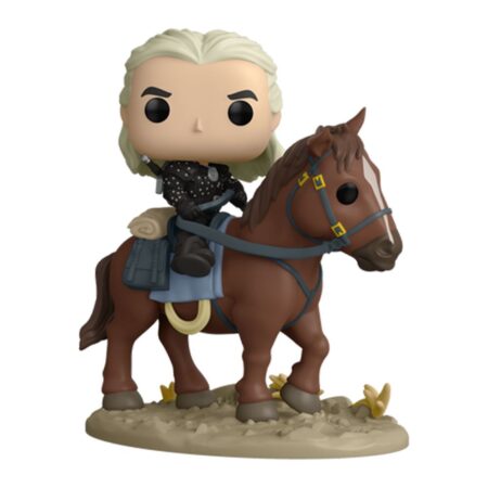 Netflix : The Witcher POP! Television Vinyl figurine Geralt et Ablette 10 cm N°108