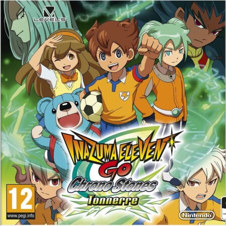 Nintendo 3DS, Inazuma Eleven Go - Chrono stones : Tonnerre, Occasion comme neuf sous blister