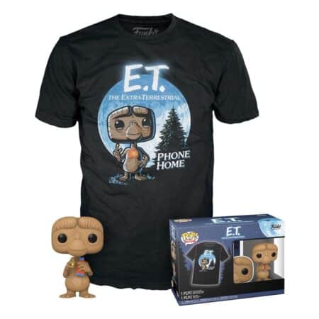 E.T., l'extra-terrestre POP! & Tee set figurine et T-Shirt E.T. w/Reeses N°1266