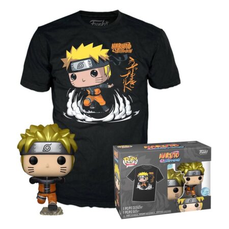 Naruto POP! & Tee set figurine et T-Shirt Naruto Running N°727