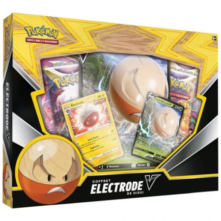 Pokémon - Pokemon - Coffret - 4 boosters - Electrode de Hisui-V