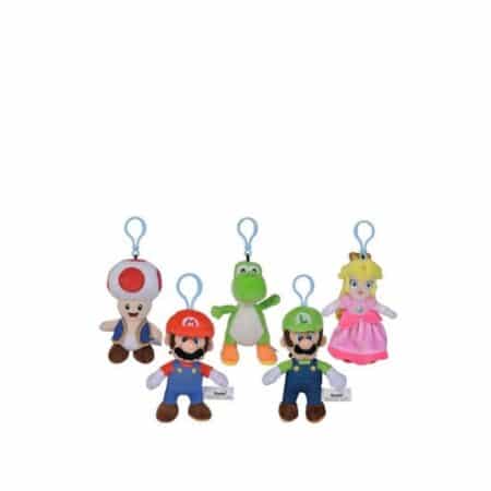 Super Mario Porte-Clef Peluche 12.5 cm