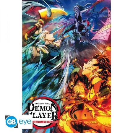 DEMON SLAYER - Poster «Key art 2» roulé filmé (91.5x61)