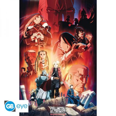 FULLMETAL ALCHEMIST - Poster « Key Art » roulé filmé (91.5x61)