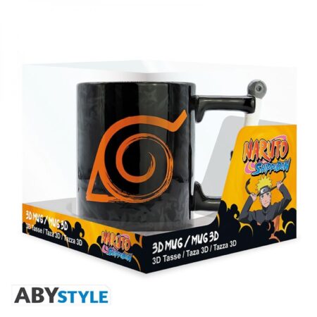 NARUTO SHIPPUDEN - Mug 3D anse - Kunaï Konoha