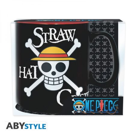 ONE PIECE - Mug - 460 ml - Luffy & Skull - avec boîte