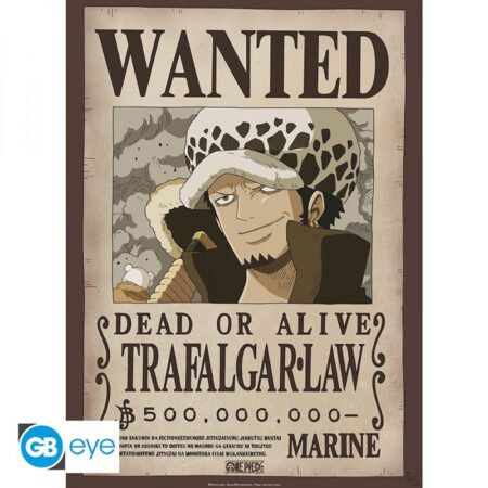 ONE PIECE - Poster «Wanted Law» (52x38)