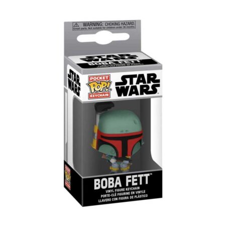 Star Wars porte-clés Pocket Pop! Vinyl Boba Fett 4 cm