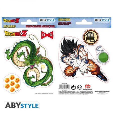 DRAGON BALL - Stickers - 16x11cm/ 2 planches - DBZ/ Shenron