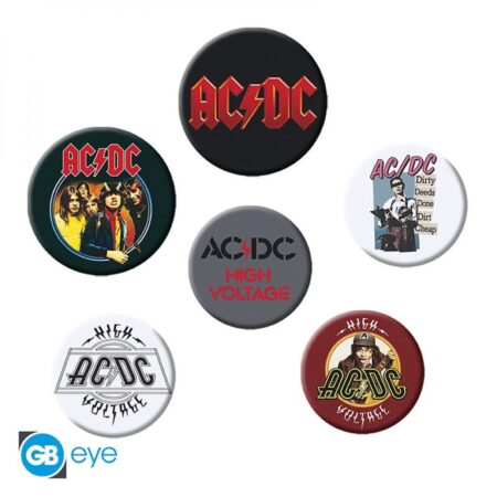 AC/DC - Pack de Badges - Mix