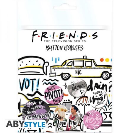 FRIENDS - Pack de Badges - Doodle