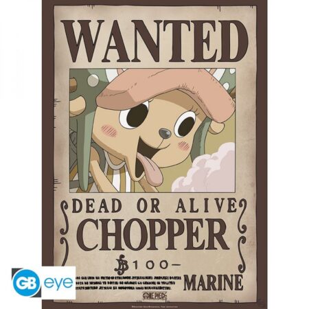 ONE PIECE - Poster «Wanted Chopper» (52x38)