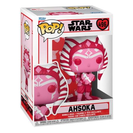 Star Wars Valentines POP! Star Wars Vinyl Figurine Ahsoka 9 cm n°496