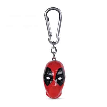 Deadpool assortiment porte-clés 3D Head 4 cm