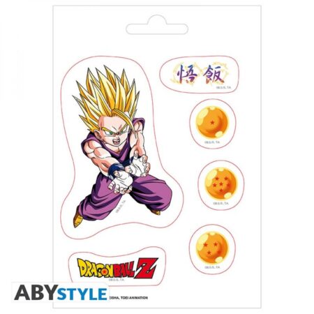 DRAGON BALL - Stickers - 16x11cm/ 2 planches - DBZ/ Gohan & Trunks