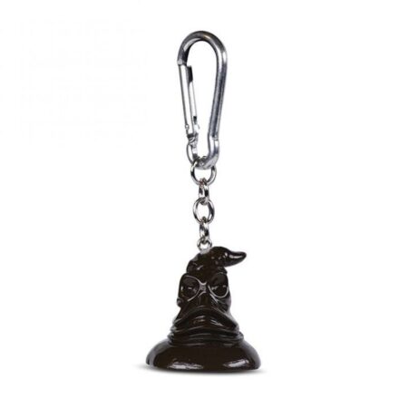 Harry Potter assortiment porte-clés 3D Sorting Hat 4 cm