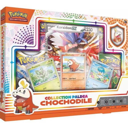 Pokémon - Écarlate et Violet - Coffret Ex - Collection Paldéa - Chochodile