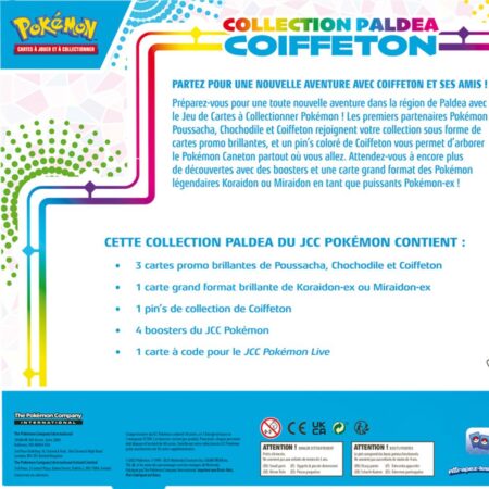 Pokémon - Écarlate et Violet - Coffret Ex - Collection Paldéa - Coiffeton