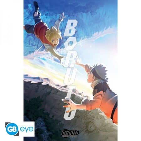 BORUTO - Poster « Boruto & Naruto» roulé filmé (91.5x61)