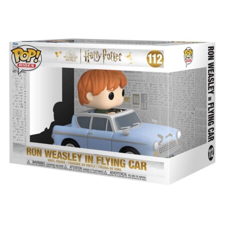 Harry Potter - Chamber of Secrets Anniversary POP! Rides Vinyl figurine Ron avec Voiture 15 cm N°112